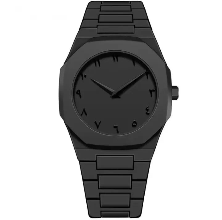 Black Arabic Aura Watch For Men | Luxury Style & Eleegent  Watch for Men