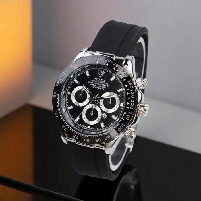 Rolex Oyster Perpetual Cosmograph Daytona Men's Chronograph Watch with Rubber Strap