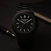 Luxury Black Stainless Steel Automatic Watch – Patek Style Design