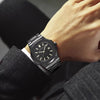 Luxury Black Stainless Steel Automatic Watch – Patek Style Design
