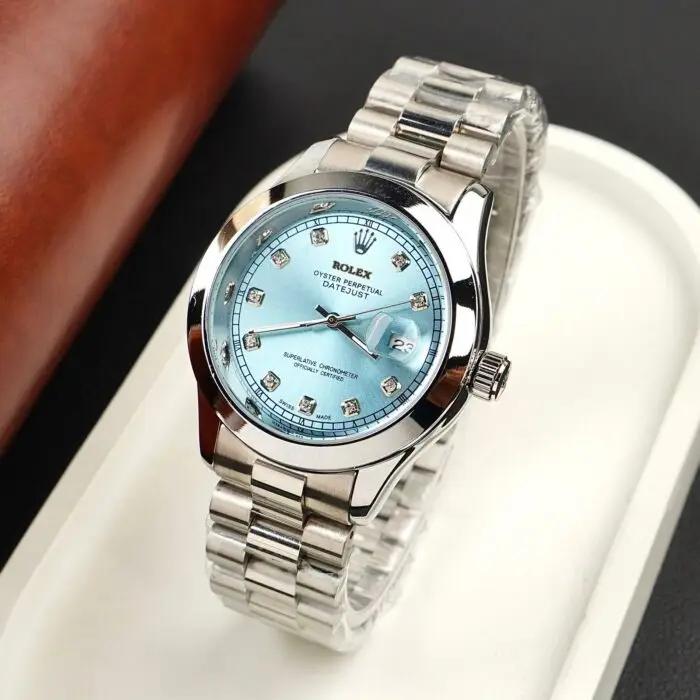 Luxury Black Dial Gold & Silver Wrist Watch for Men | Premium Stylish Men’s Watches
