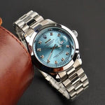 Luxury Black Dial Gold & Silver Wrist Watch for Men | Premium Stylish Men’s Watches
