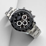 Luxury Black Dial Wrist Watch for Men | Premium Stylish Stainless Steel Men’s Watches – Classic Watches for Men
