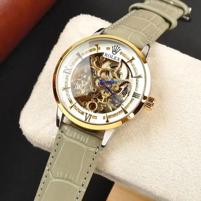 Rolex Watches with Factory Leather Straps