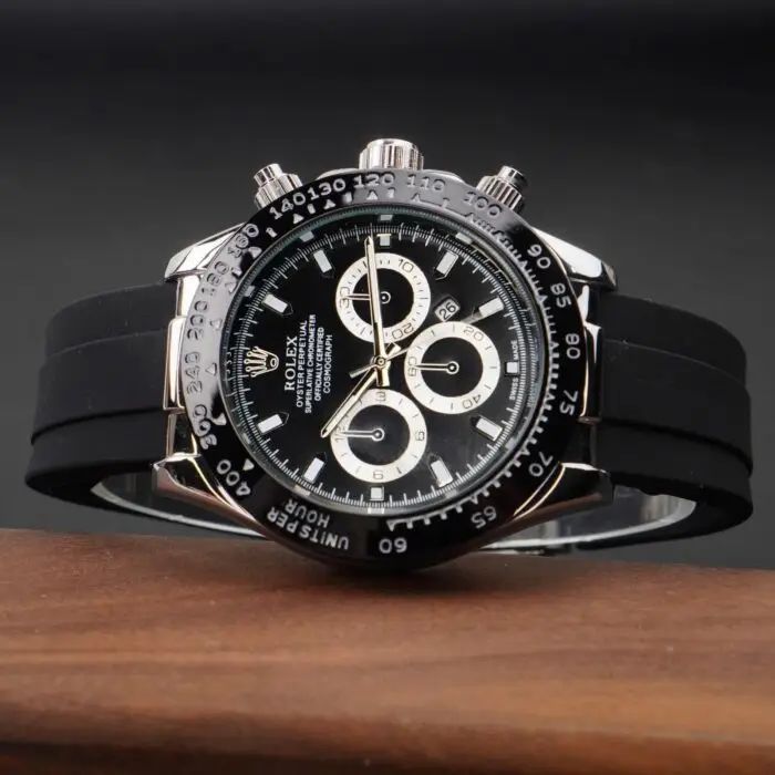 Rolex Daytona Inspired Men’s Watch – Big Case, Stainless Steel Lock,